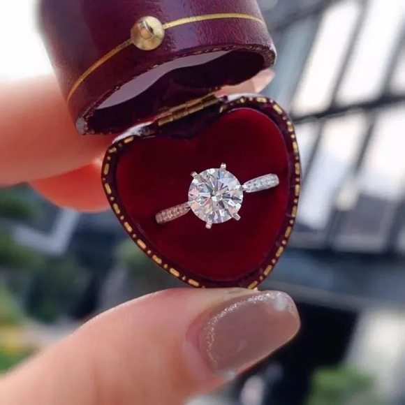 💕  Exclusive 925 Silver Plated 3A CZ Ring for Women, FB16FA1070 - Picture 4 of 9